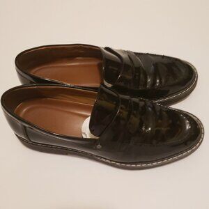 Franco Sarto Cassandra Platform Penny Loafer Medium Width Size 7.5 Women's